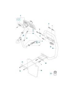 Handle Assembly for Husqvarna K970 Chain III Concrete Cutter