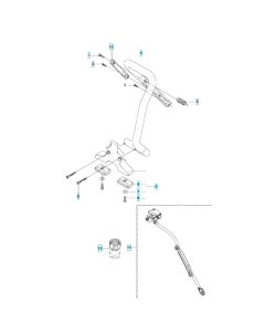 Handle Assembly for Husqvarna K970 III Disc Cutter