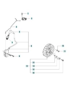 Ignition Assembly for Husqvarna K970 Rescue III Disc Cutter