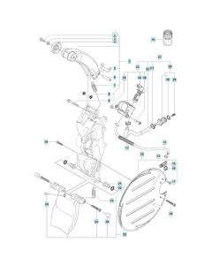 Blade Guard Assembly for Husqvarna K970 Ring III Disc Cutter