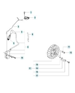 Ignition Assembly for Husqvarna K970 Ring III Disc Cutter