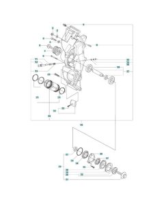 Frame 14" Assembly for Husqvarna K970 Ring III Disc Cutter