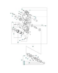 Frame 17" Assembly for Husqvarna K970 Ring III Disc Cutter