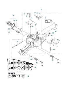 Fuel Tank Assembly for Husqvarna K970 Ring III Disc Cutter