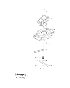 Engine Assembly for Husqvarna LB 553S Consumer Lawn Mower