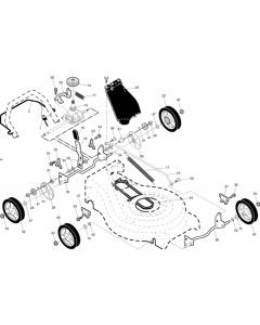 Drive Assembly for Husqvarna LC 153S Lawn Mowers