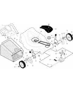 Drive Assembly for Husqvarna LC 153V Lawn Mowers