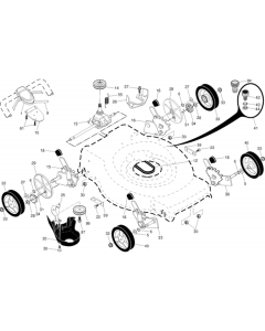 Drive Assembly for Husqvarna LC56 Consumer Lawn Mower