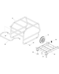 Chassis (Upto March 2009) Assembly for Belle Major 20-140X (PAN) Hydraulic Power Pack