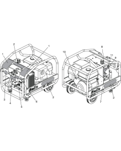 Decals Assembly for Belle Midi 20-140 Hydraulic Power Pack