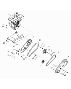 Drive Assembly for Wacker MP15 Forward Plate Compactor