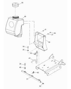 Water System Assembly for Wacker MP15 Forward Plate Compactor