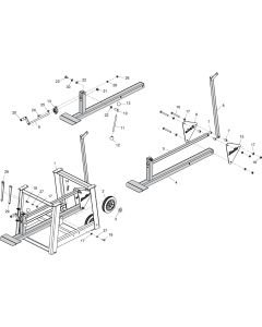 Lower Frame for Belle MS 500 Bench Saws