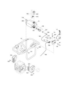 Guide Handle Assembly for Wacker MS54 Trench Rammer