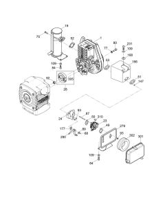 Air Duct, Muffler Assembly for Wacker MS62 Trench Rammer