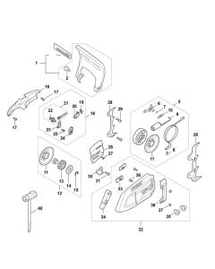 Guard, Chain Brake, Tensioner Assembly for Stihl MSA 301 Chainsaw