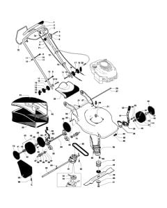 Complete Product Assembly for Flymo QS5160HW Mowers