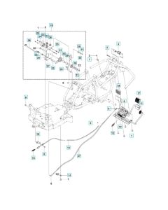Pedal Assembly for Husqvarna R 112iC Ride-On Mower