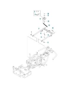 Frame Assembly for Husqvarna R 112iC Ride-On Mower