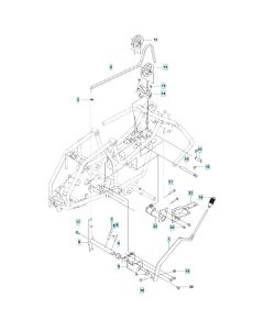 Mower/Deck Lift Assembly for Husqvarna R 112iC Ride-On Mower