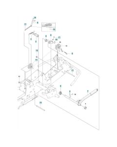 Mower/Deck Lift Assembly for Husqvarna R 200iX Ride-On Mower