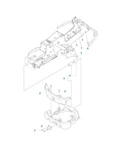 Chassis Assembly for Husqvarna R 200iX Ride-On Mower