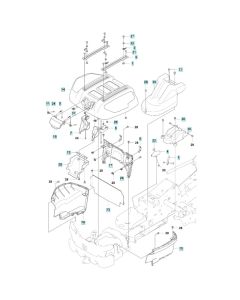 Cover Assembly for Husqvarna R 200iX Ride-On Mower