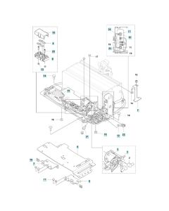 Electrical Assembly -1 for Husqvarna R 200iX Ride-On Mower