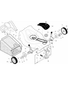 Drive Assembly for Husqvarna R53 SV Lawn Mowers