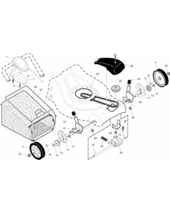 Drive Assembly for Husqvarna R53 SVL Lawn Mowers