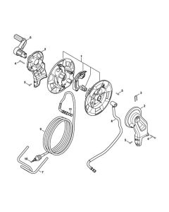 Hose Reel Assembly for Stihl RE 129 PLUS Pressure Washer