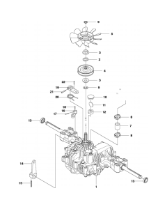 Transmission-1 Assembly for Husqvarna Rider 18 Ride on Mowers