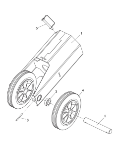 Skate Option Assembly for Belle Roller Striker Screed