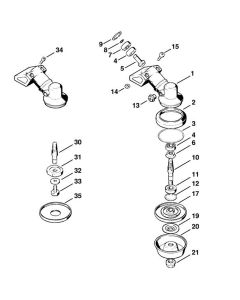 Stihl FS86 Gear Head Assembly