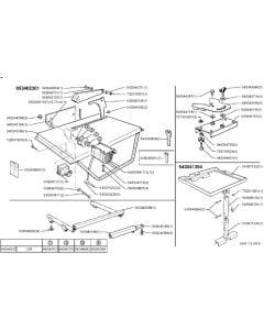 Complete Assembly for Husqvarna TS 300 D Masonry Saw