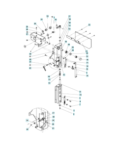 Frame Assembly -1 for Husqvarna TS 400 F Masonry Saw