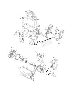 Lever, Motor Housing Assembly for Makita UB002C Blower