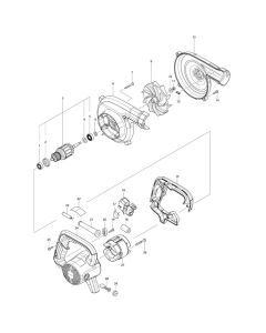 Complete Assembly for Makita UB1103 Blower