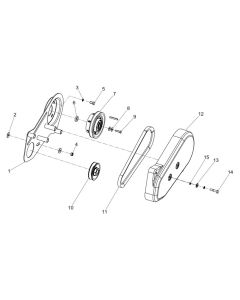 Drive Assembly for Wacker VP1030Aw Compactor