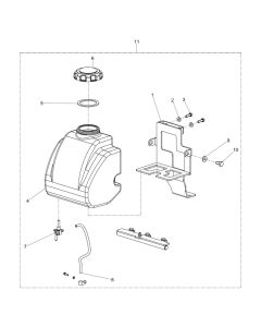 Water System Assembly for Wacker VP1030Aw Compactor