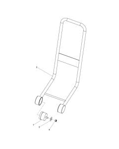 Guide Handle Assembly for Wacker VP1030Aw Compactor