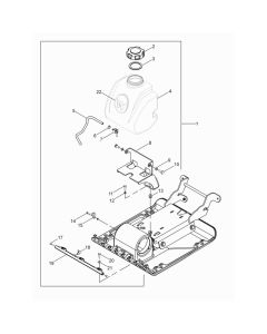 Water System Assembly for Wacker VP1340W Compactor