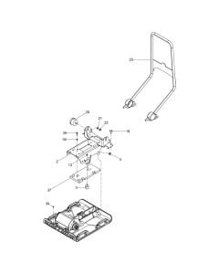 Guide Handle Assembly for Wacker VP2050A Compactor