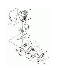 Drive Assembly for Wacker VP2050Y Compactor