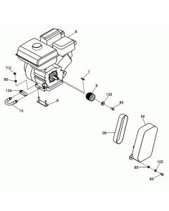 Drive Assembly for Wacker BFS 12 Floor Saw