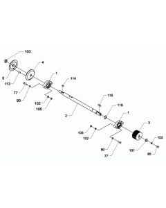 Shaft Assembly for Wacker BFSX 130 Floor Saw