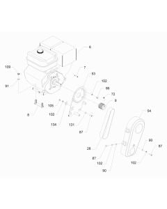 Drive Assembly for Wacker BFSX 90 Floor Saw