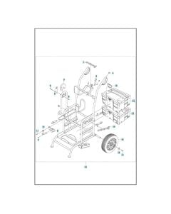 Carriage Assembly for Husqvarna WS 220 Wall Saw