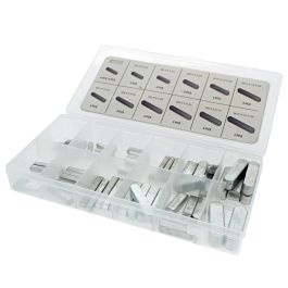 Assorted Steel Feather Keys Workshop Kit - Metric 13 sizes (60pcs) | L ...