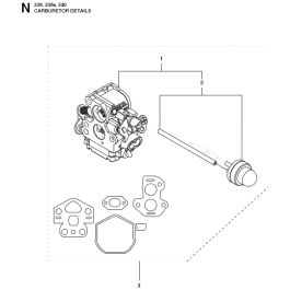 Husqvarna 236 online carburetor